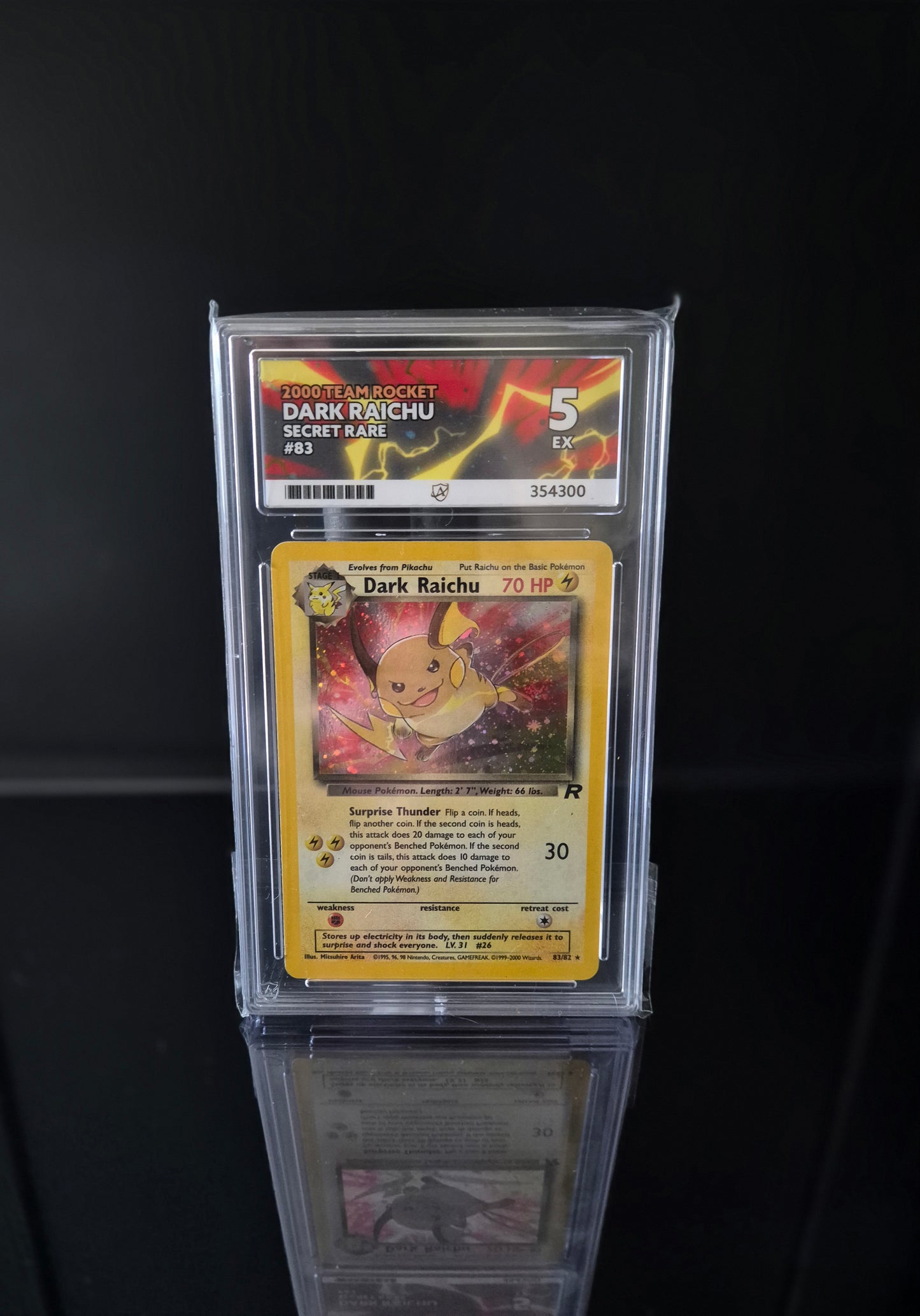 Dark Raichu #83 Team Rocket ACE 5