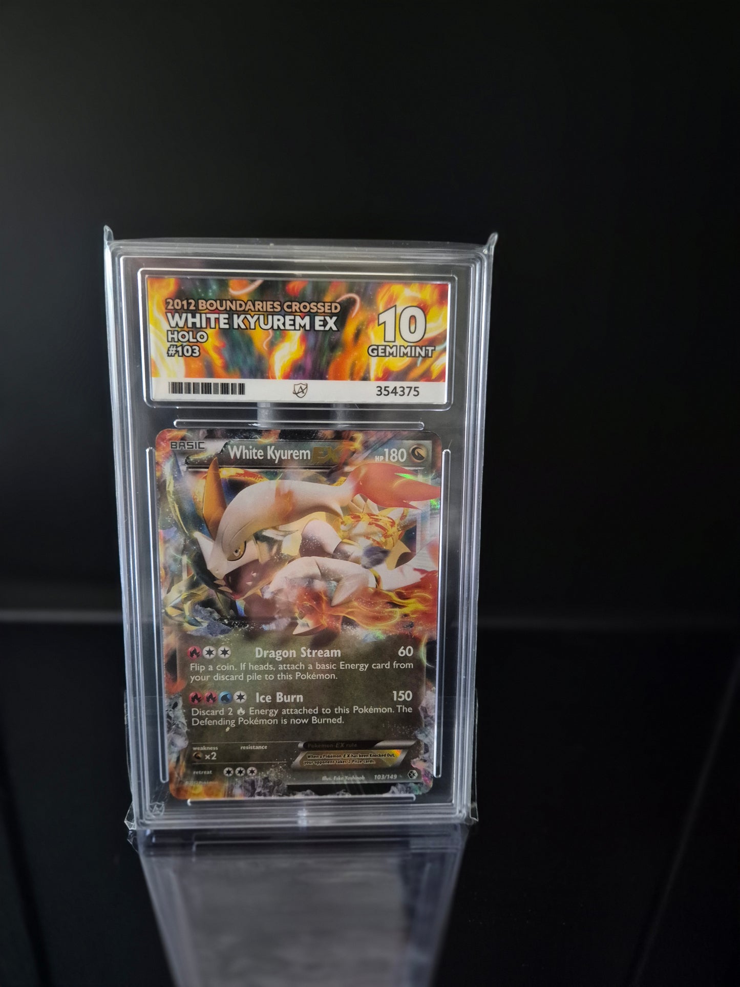 White Kyurem EX #103 ACE Gem Mint 10