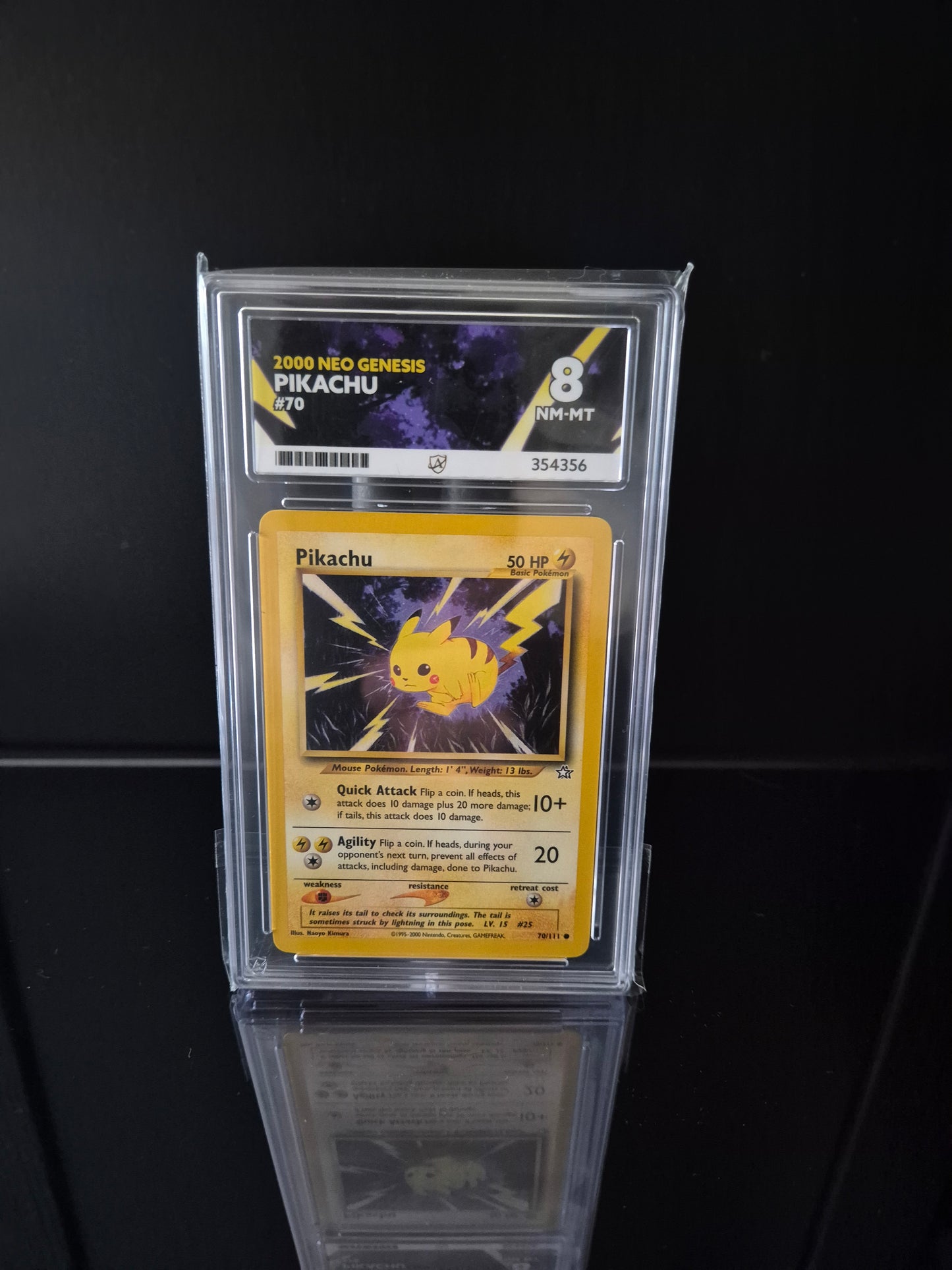 Pikachu #70 ACE 8 Pokemon Neo Genesis