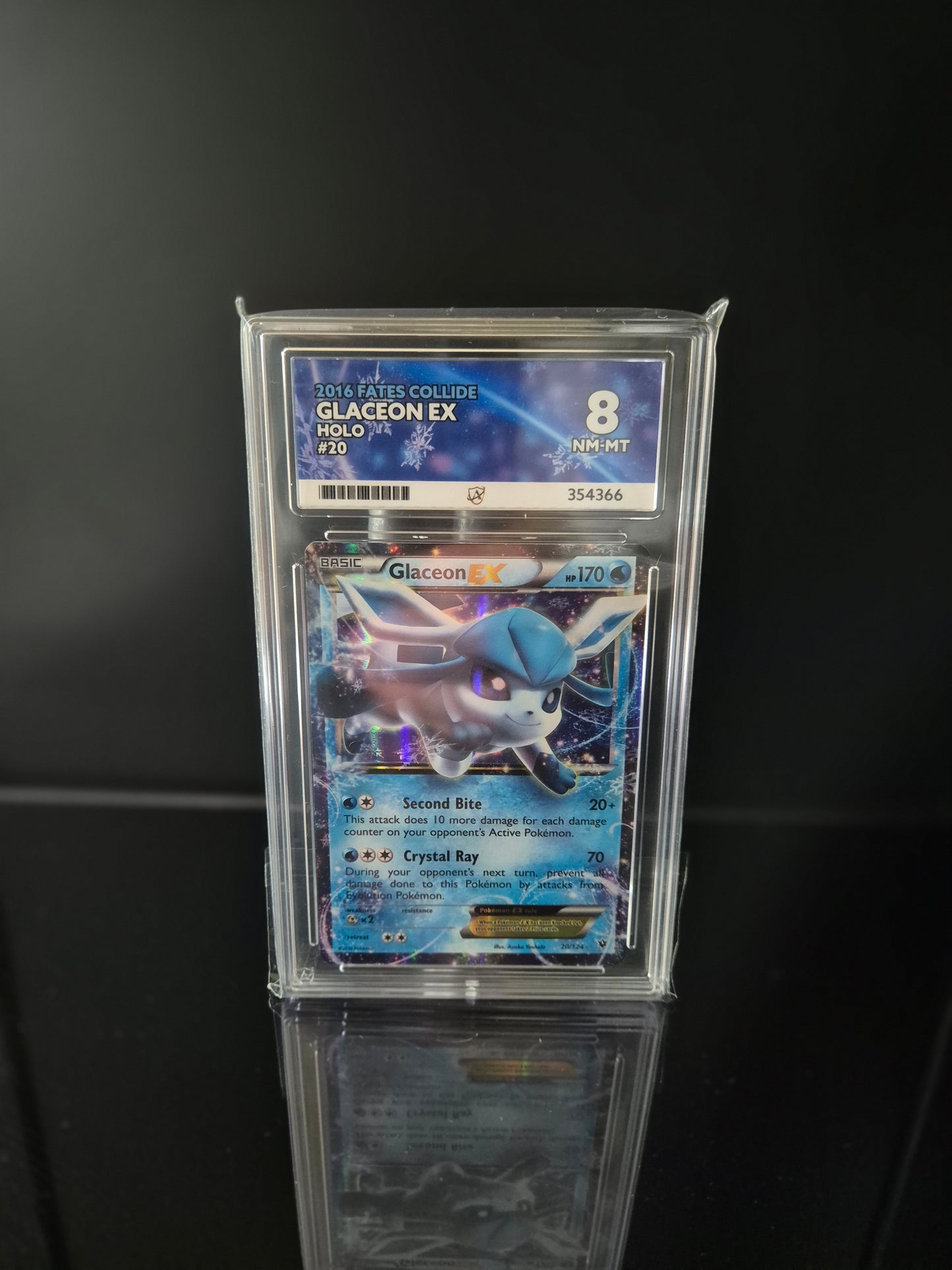 Glaceon EX #20 ACE 8 Pokemon Schicksale kollidieren
