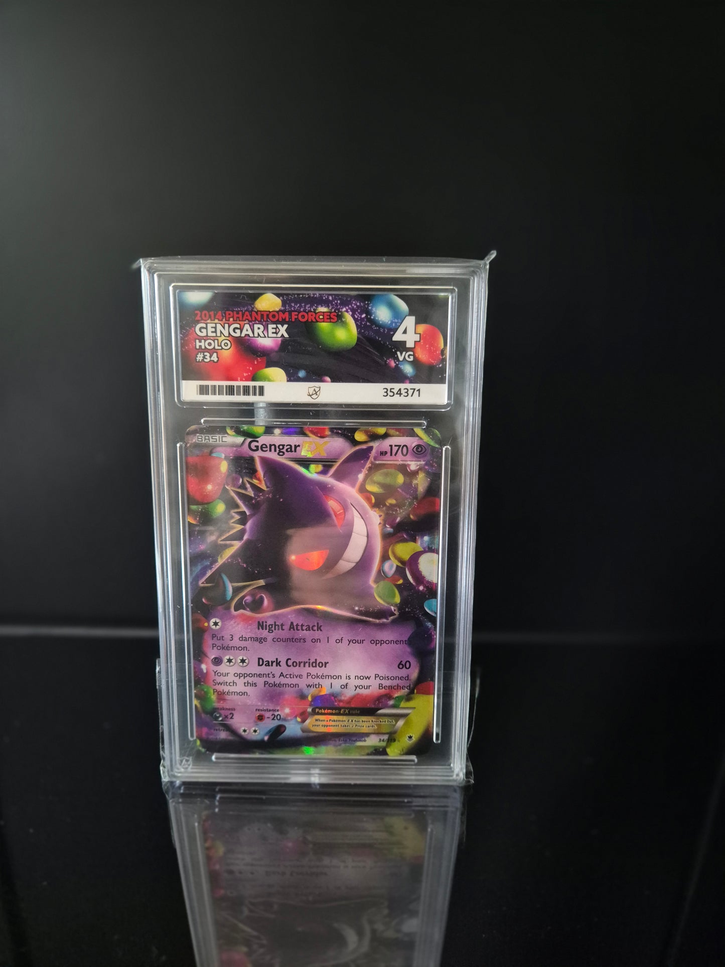 Gengar EX #34 ACE 4 Pokemon Phantom Forces