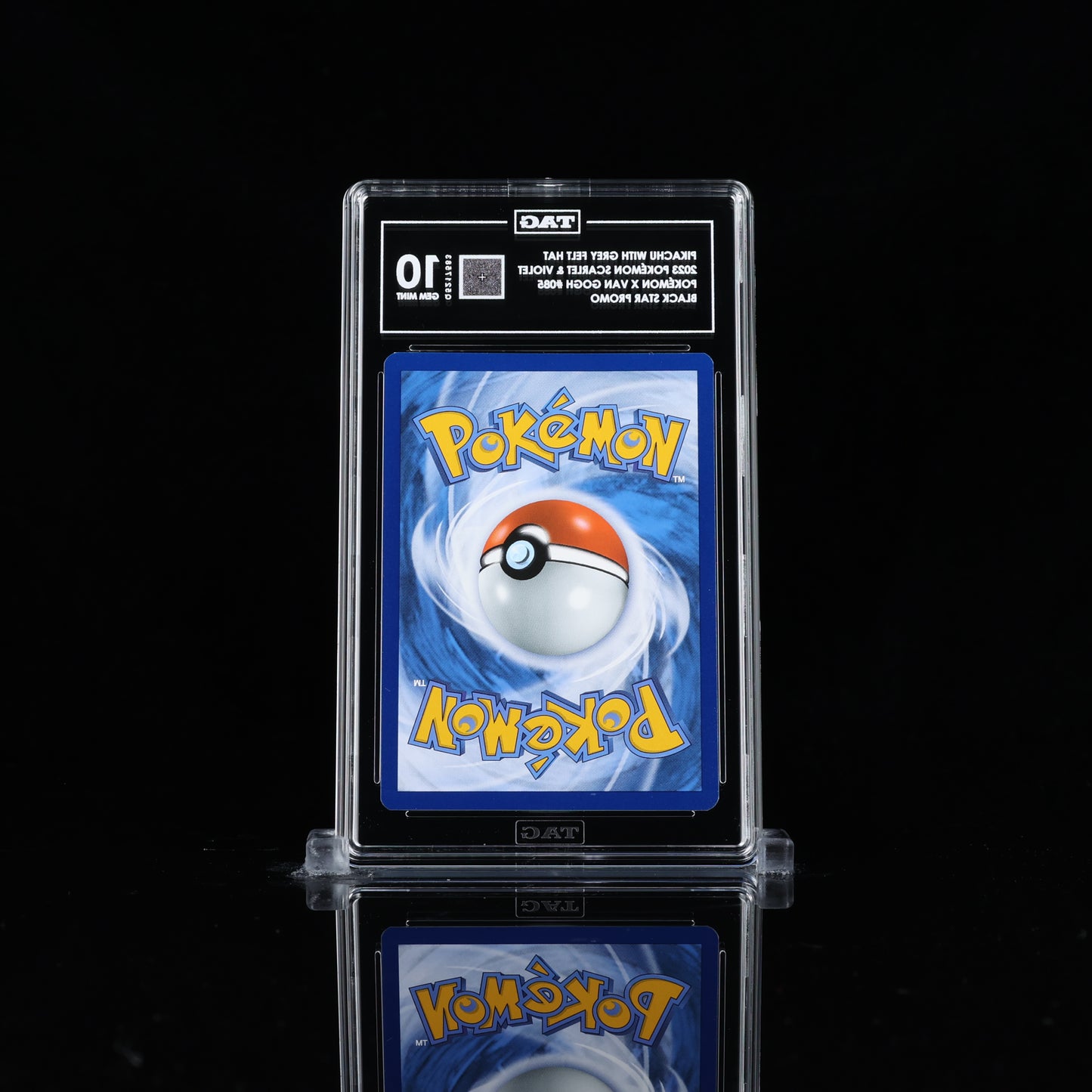 Pikachu mit grauem Filzhut #85 Pokémon Promo TAG Gem Mint 10