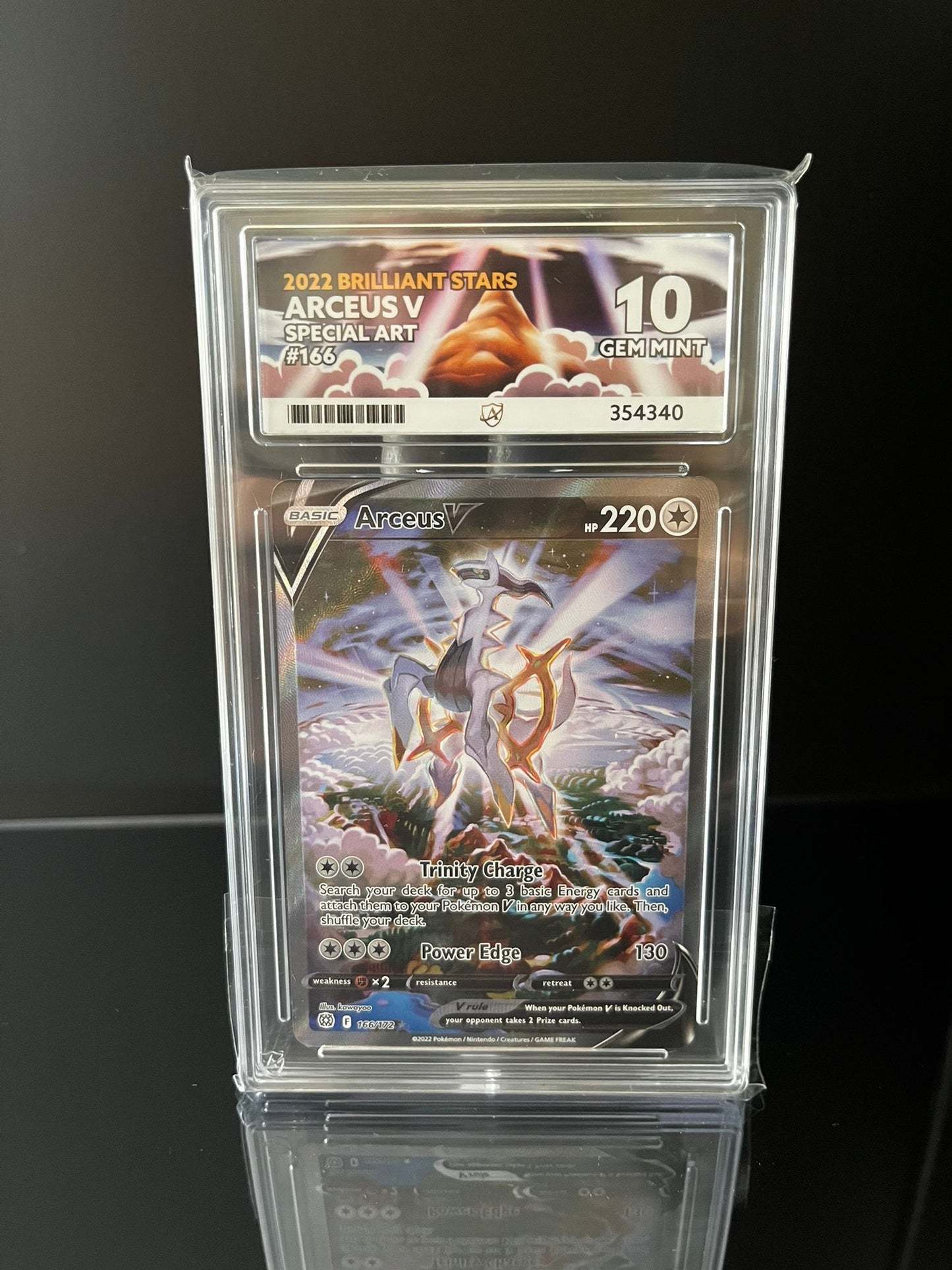 Arceus V #166 ACE Gem Mint 10 Pokemon Brilliant Stars