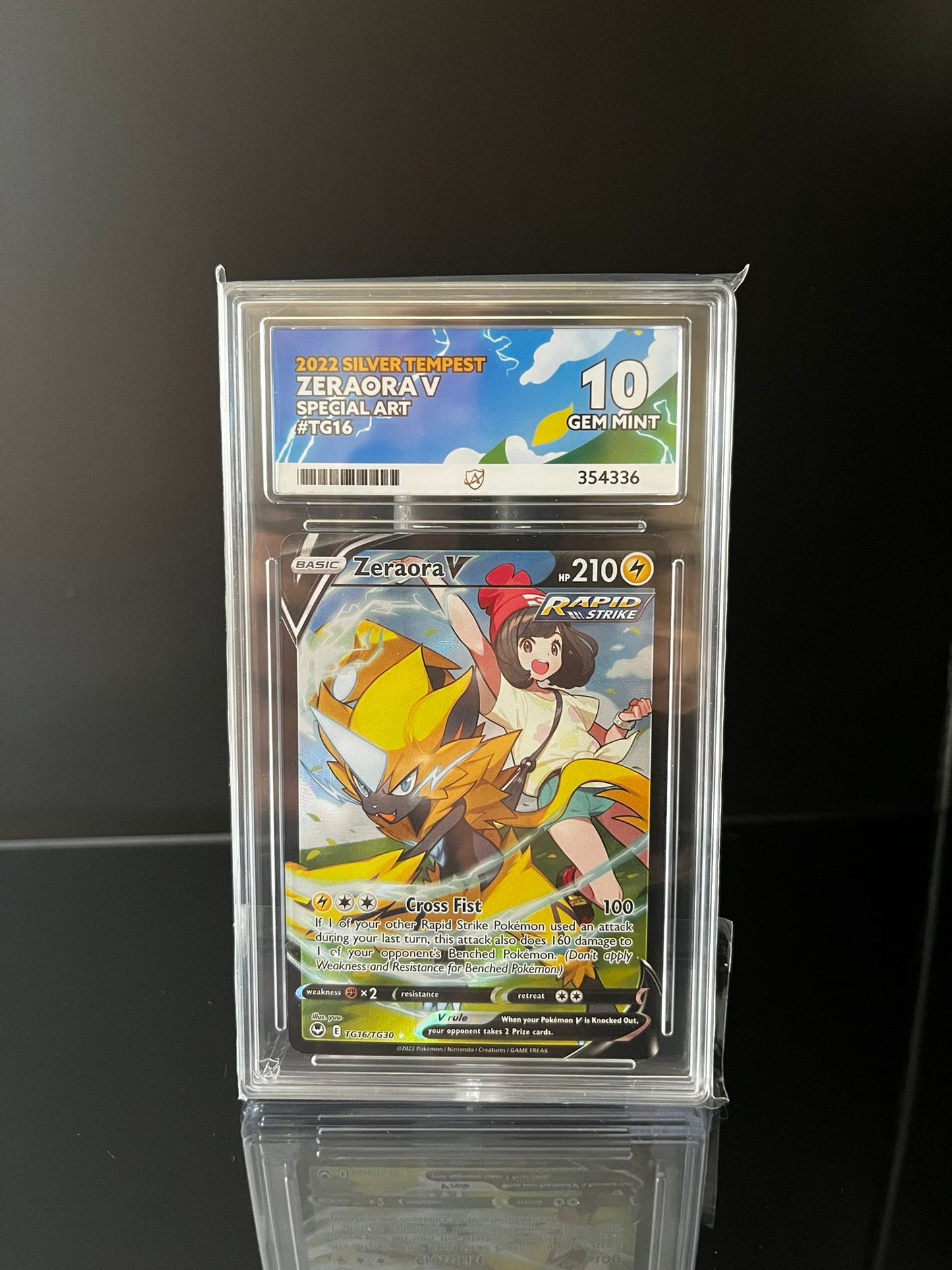Zeraora V #TG16 ACE 10 Pokemon Silver Tempest