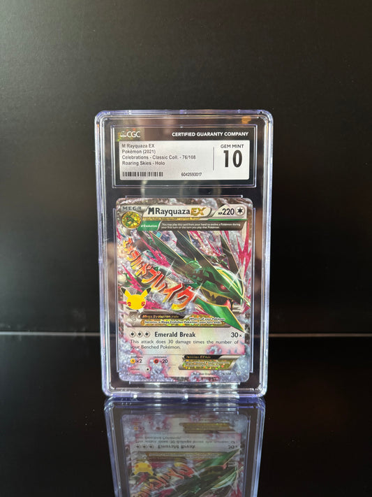 M Rayquaza EX #76 Pokemon Celebrations CGC GEM MINT 10