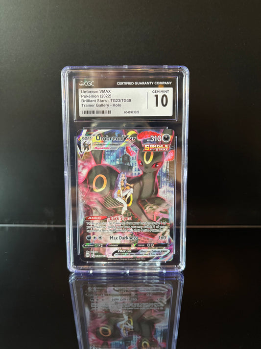 Umbreon VMAX #TG23 Pokemon Brilliant Stars CGC GEM MINT 10