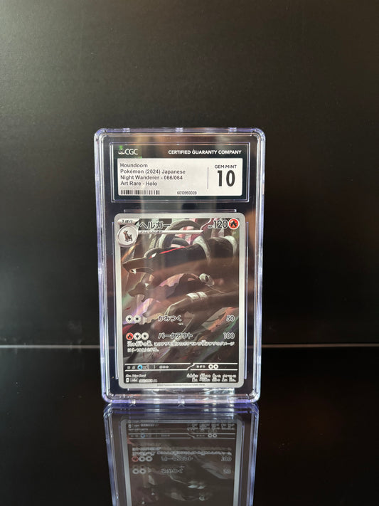 Houndoom #66 Pokemon Japanese Night Wanderer CGC GEM MINT 10