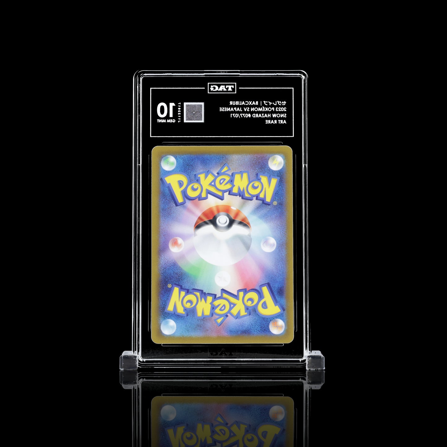 Baxcalibur #77 TAG GEM MINT 10 Pokemon Schnee Japanische Gefahr