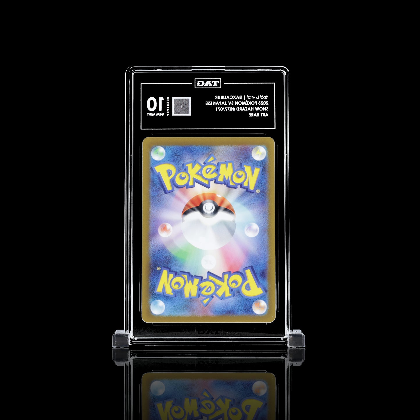Baxcalibur #77 TAG GEM MINT 10 Pokemon Schnee Japanische Gefahr