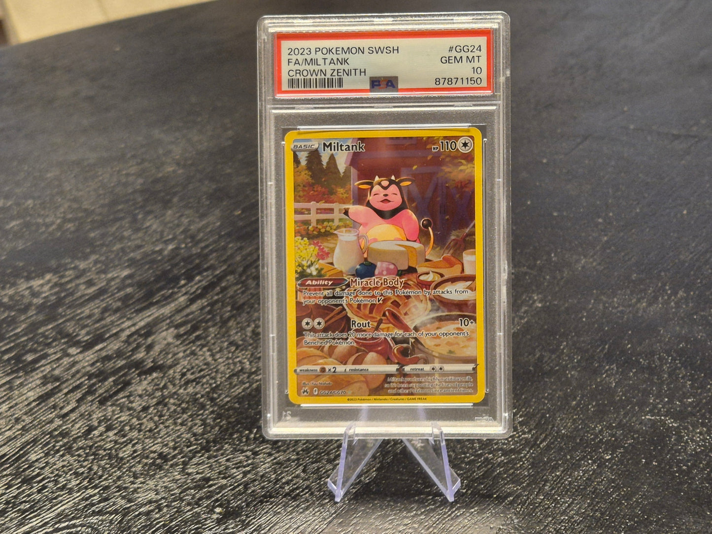 Psa 10 Miltank #GG24 Pokemon Crown Zenith