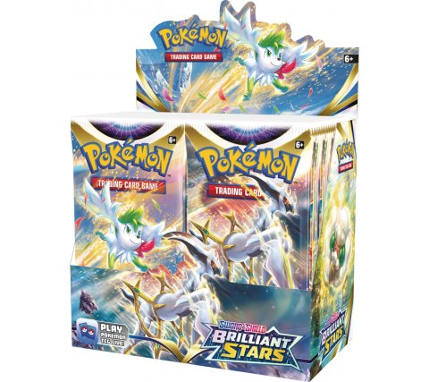 Pokémon: Boosterbox Schwert & Schild – Strahlende Sterne