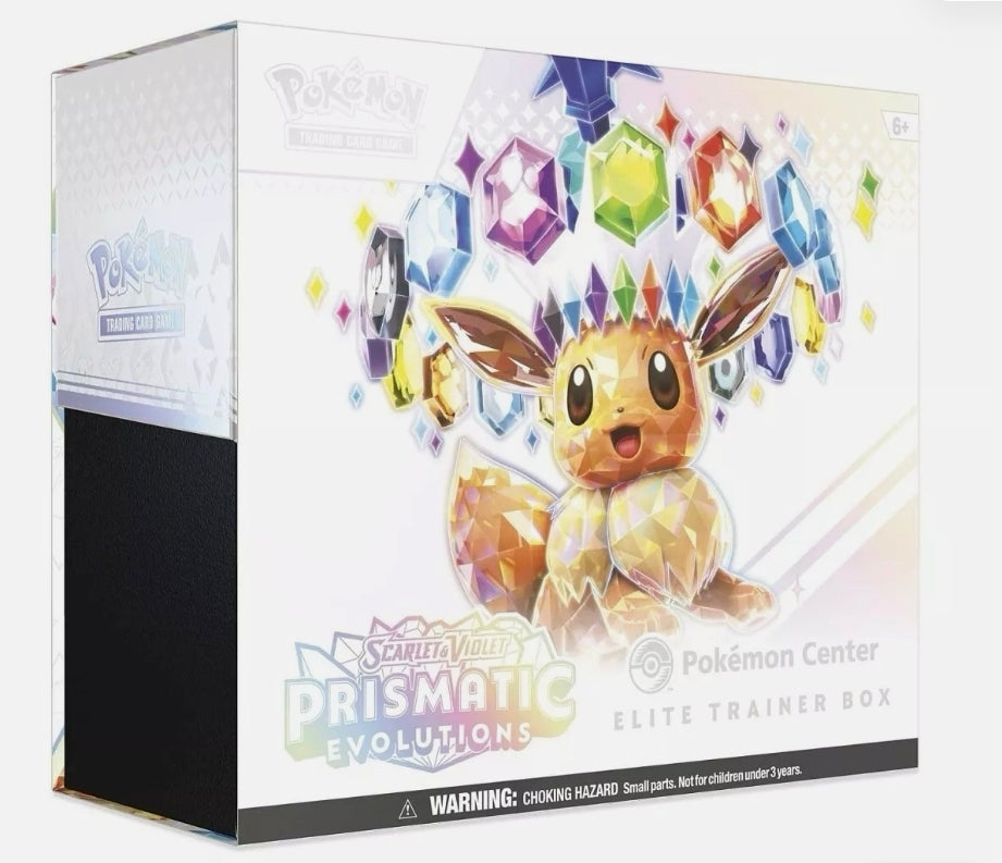 Pokémon – Scharlachrote und violette Prismatic Evolutions Elite Trainer Box