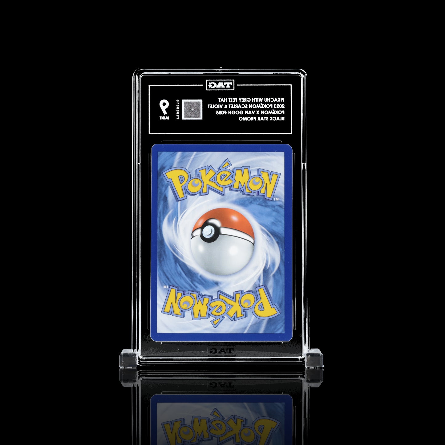 Pikachu mit grauem Filzhut #85 Pokemon Promo TAG Mint 9