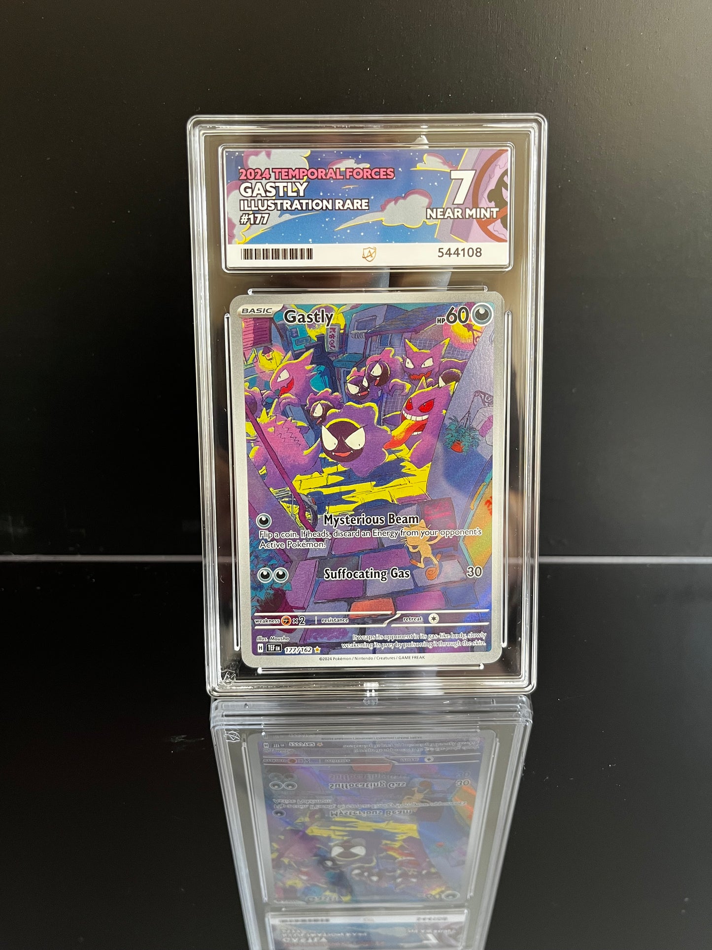 Gastly #177 Pokemon Temporal Forces ACE NEAR MINT 7