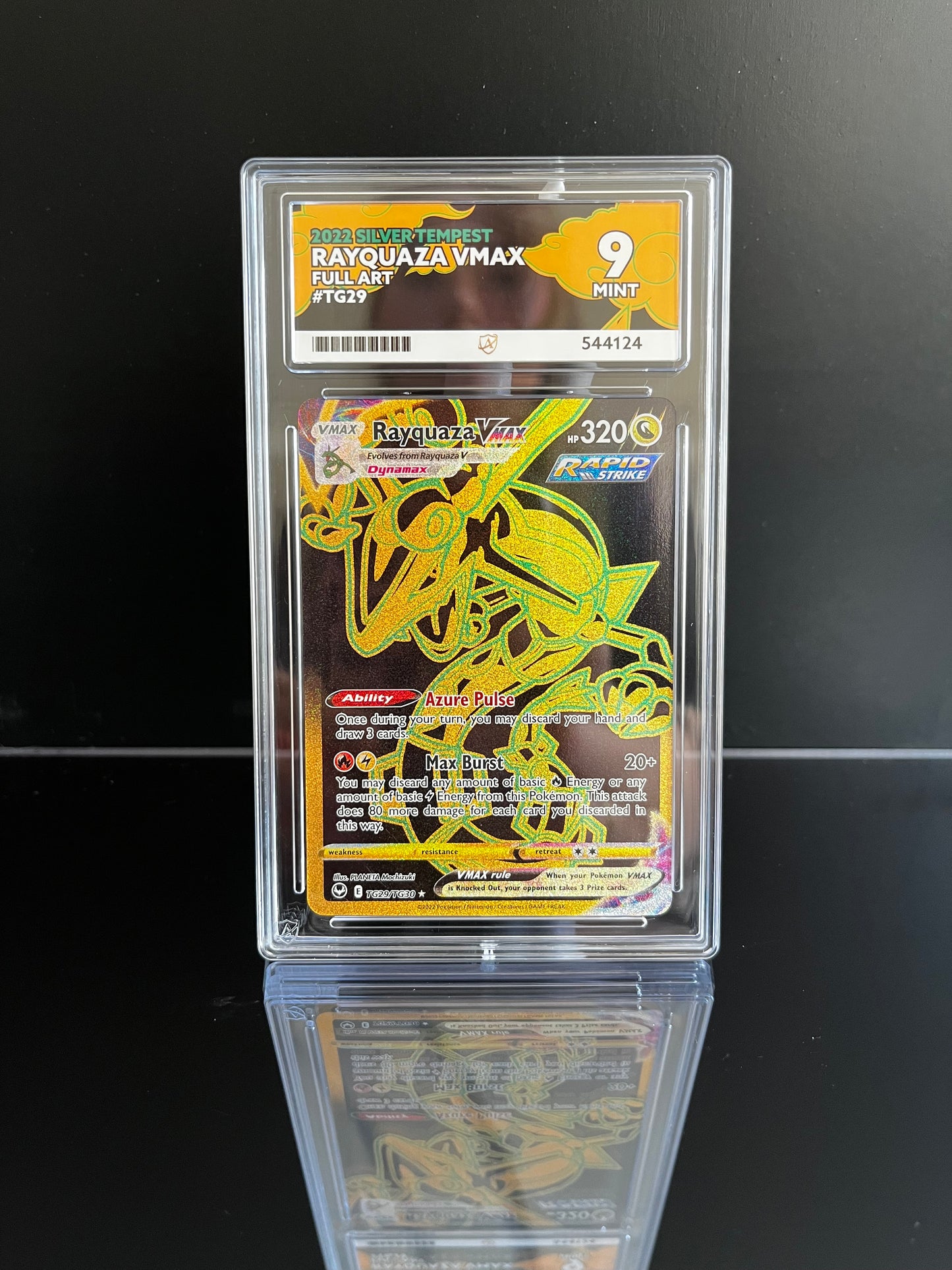 Rayquaza VMAX #TG29 Pokemon Silver Tempest ACE MINT 9