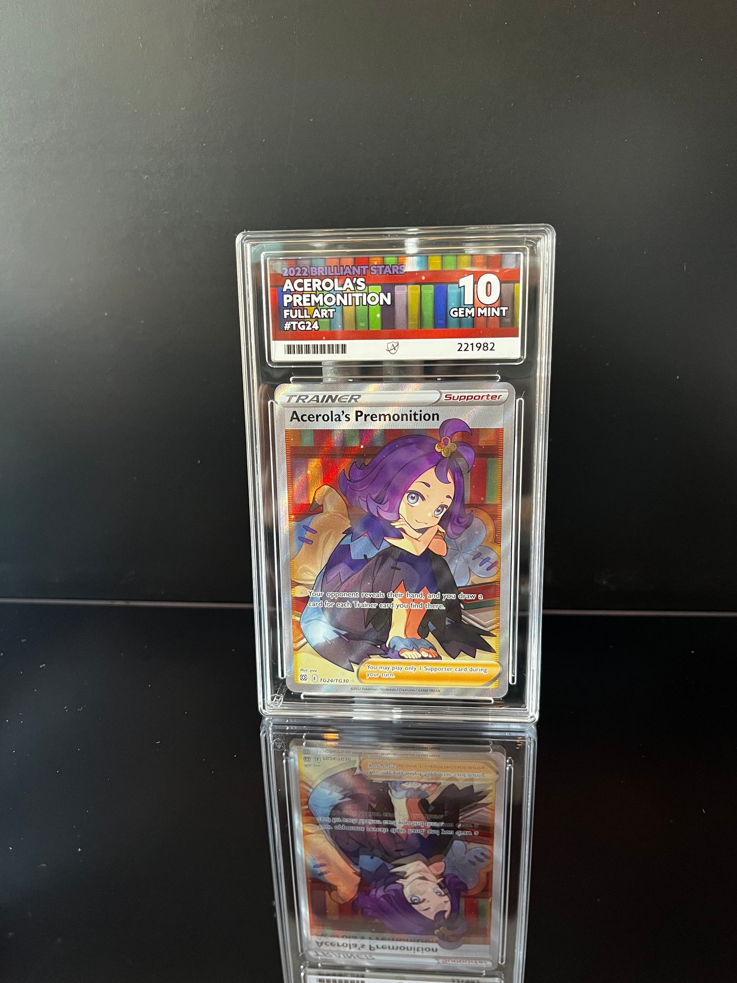 Acerola's Premonition #TG24 Pokemon Brilliant Stars ACE GEM MINT 10