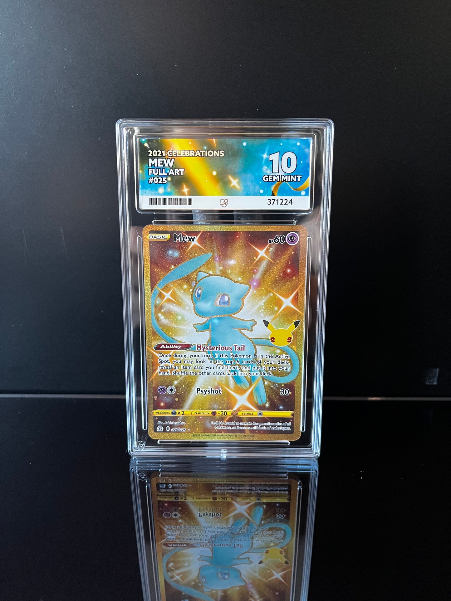 Mew #25 ACE GEM MINT 10 Pokemon Celebrations