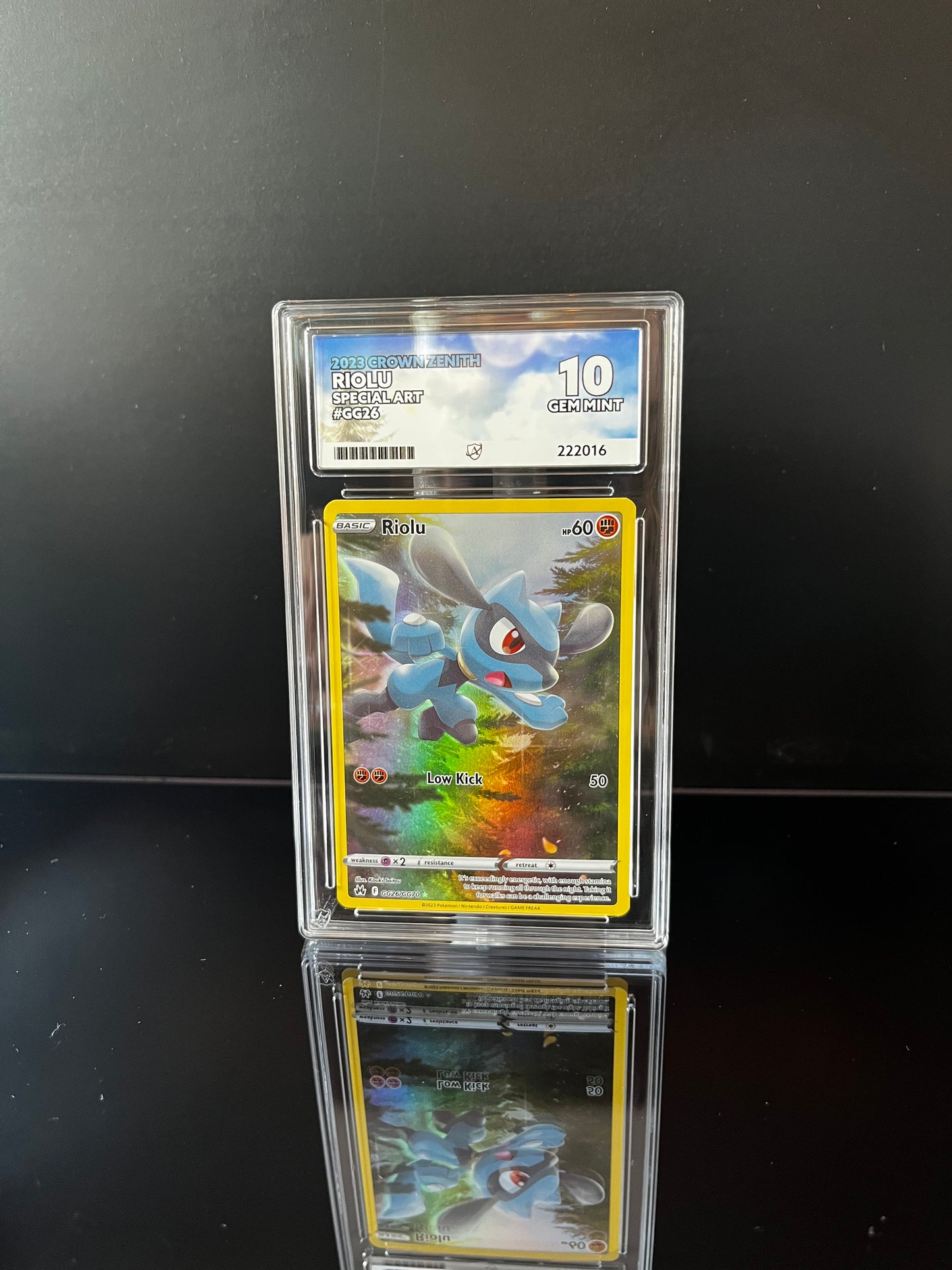 Riolu #GG26 Pokemon Crown Zenith ACE GEM MINT 10