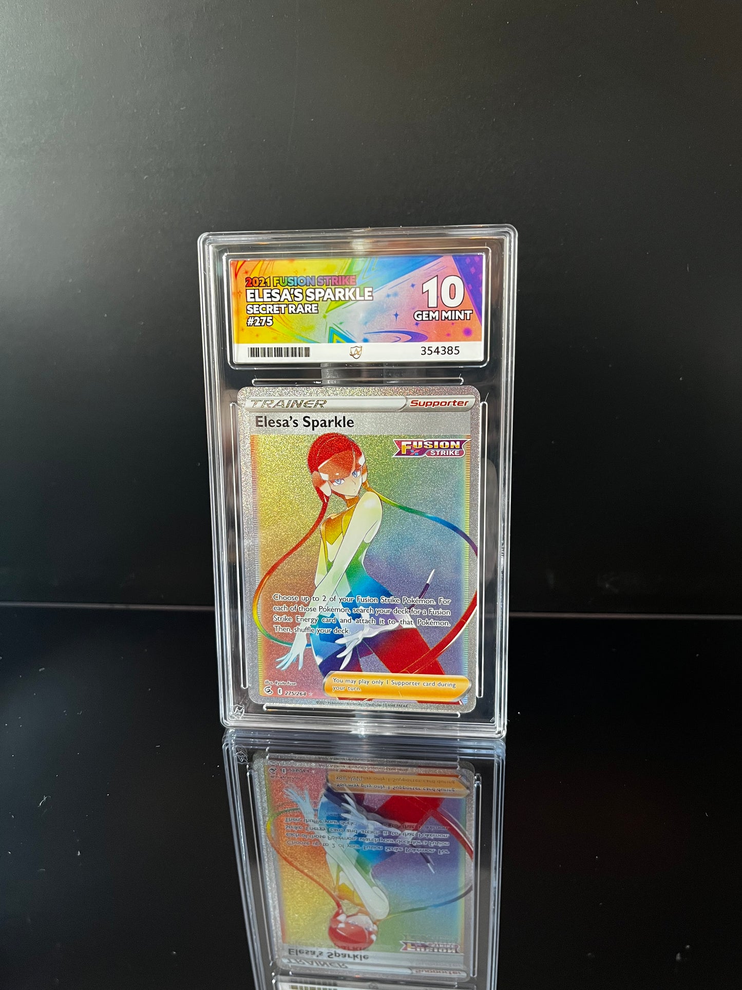 Elesa's Sparkle #275 Pokemon Fusion Strike ACE GEM MINT 10
