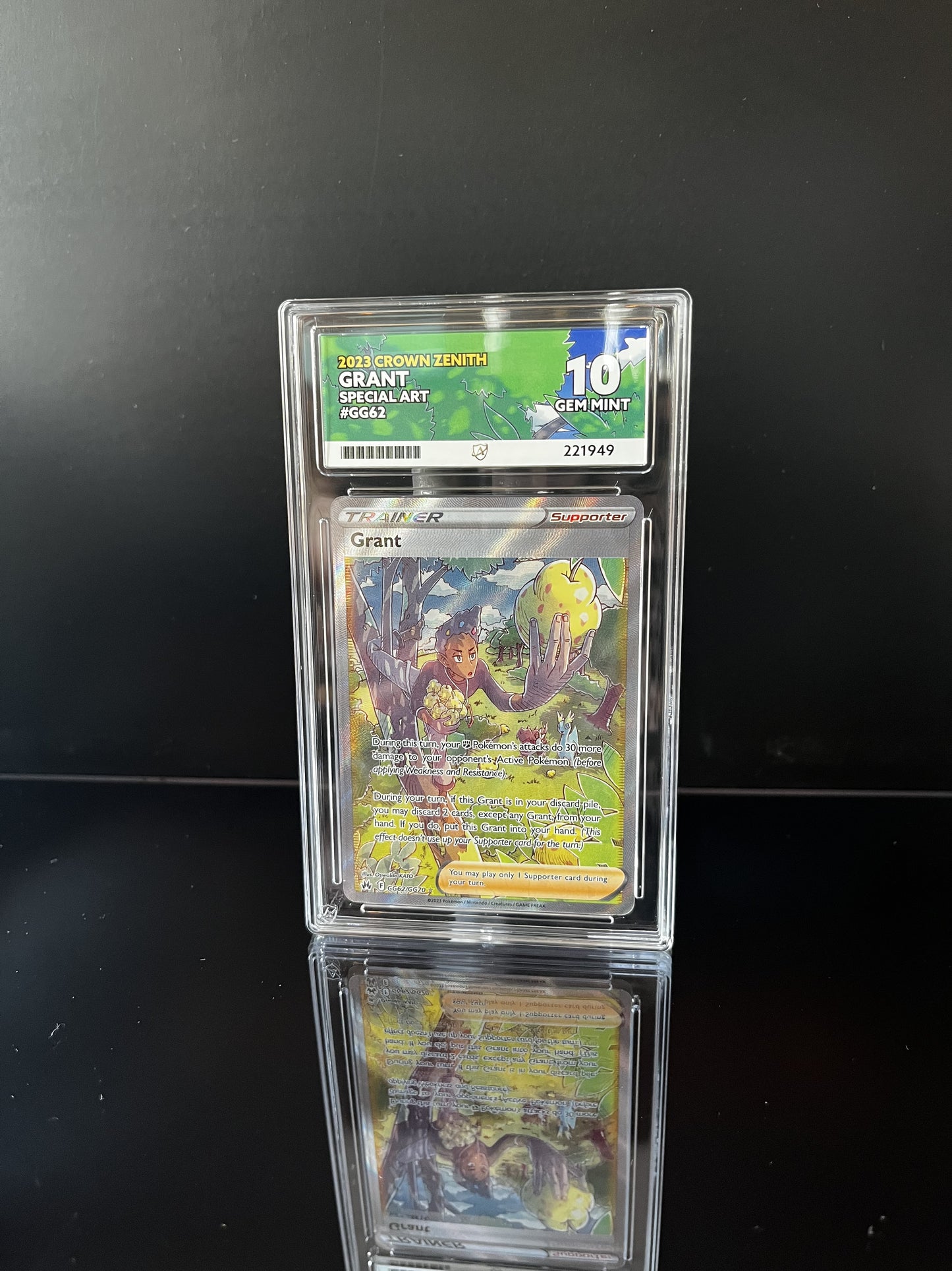 Grant #GG62 Pokemon Crown Zenith ACE GEM MINT 10