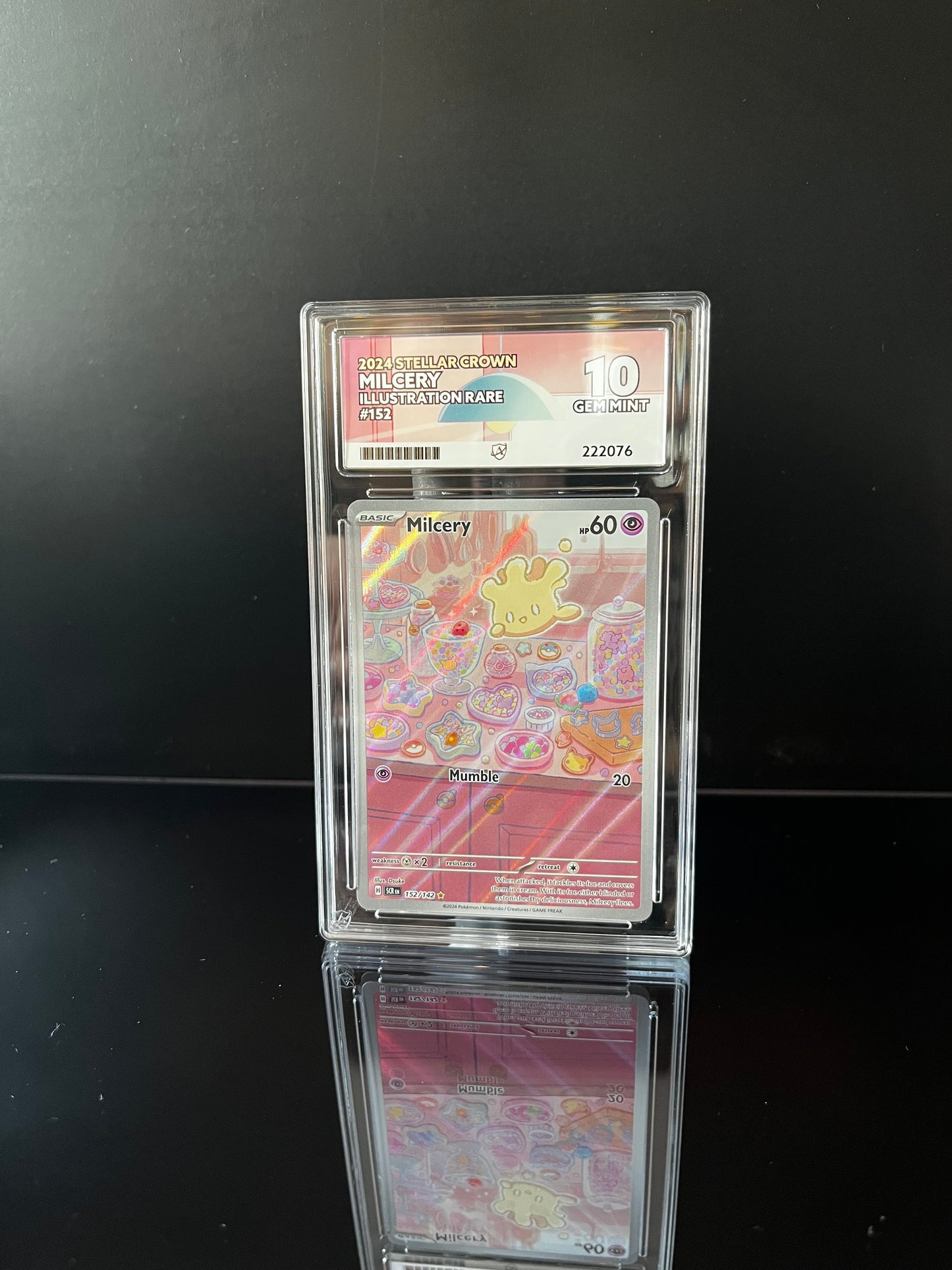 Milcery #152 Pokemon Stellar Crown ACE GEM MINT 10