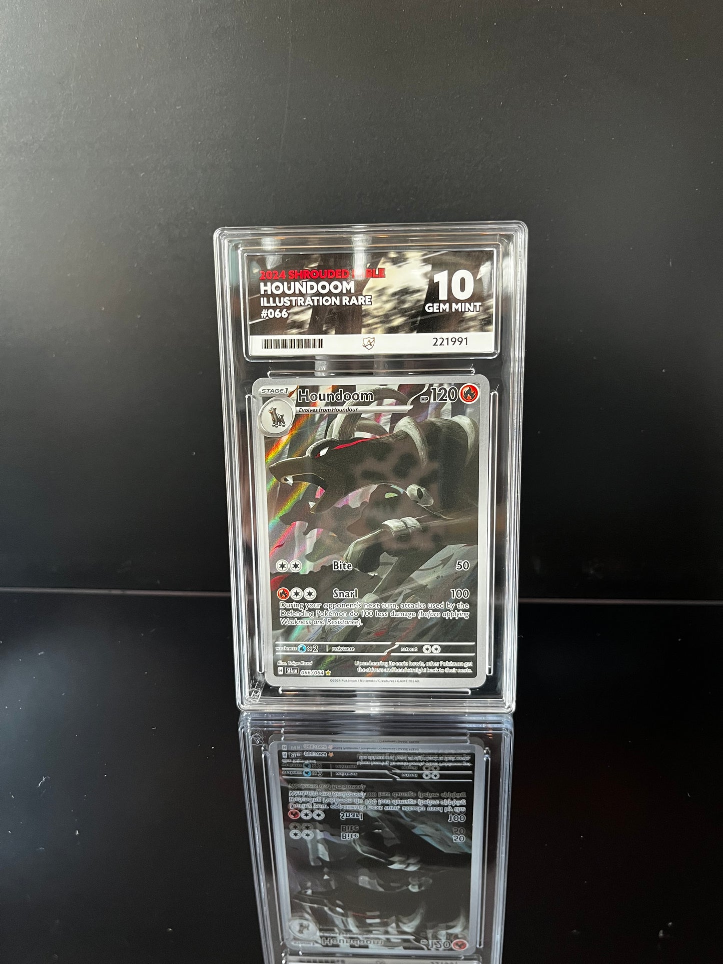 Houndoom #66 Pokemon Shrouded Fable ACE GEM MINT 10