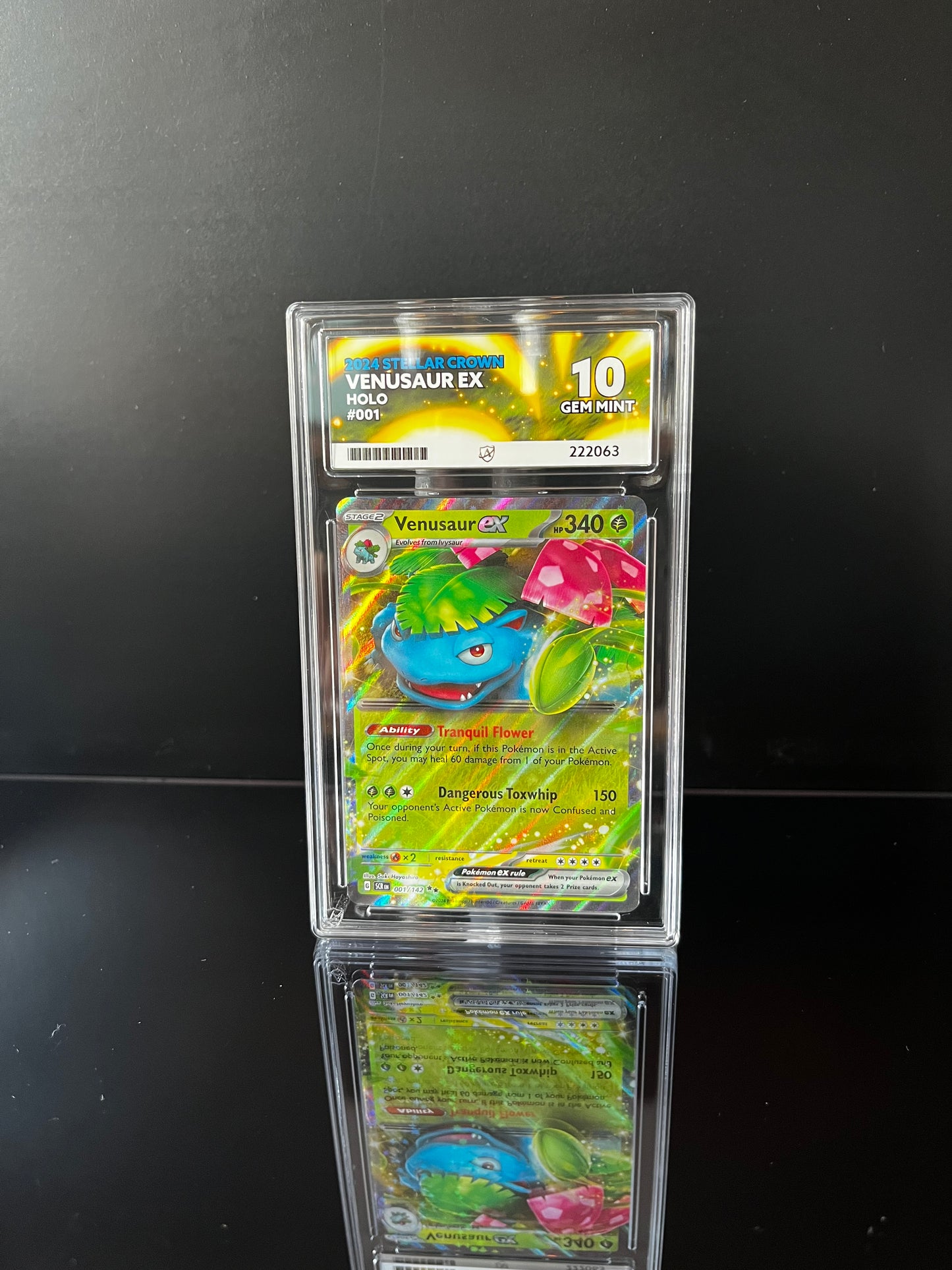 Venusaur ex #1 Pokemon Stellar Crown ACE GEM MINT 10