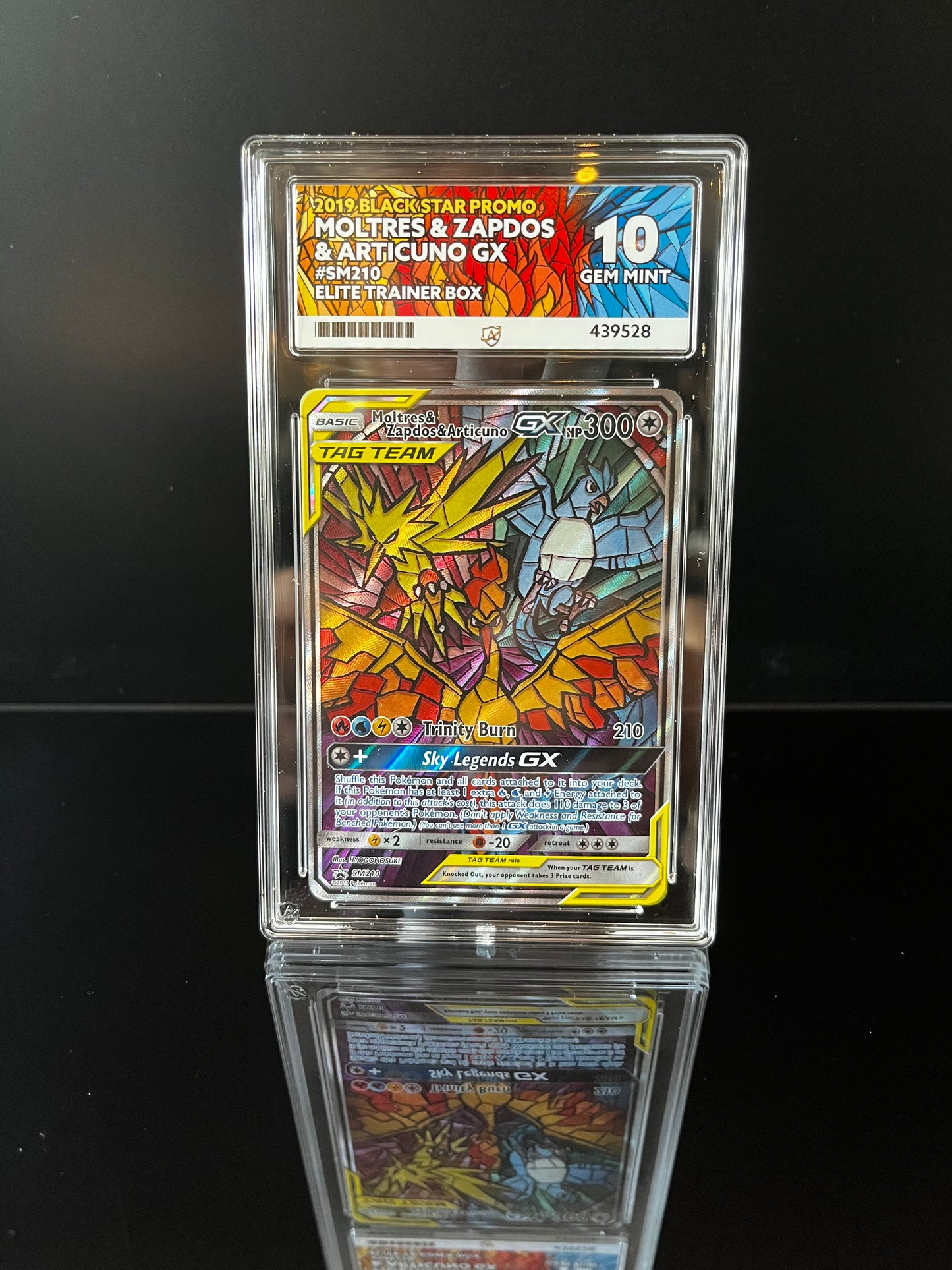 Moltres & Zapdos & Articuno GX #SM210 Pokemon Promo ACE Gem Mint 10