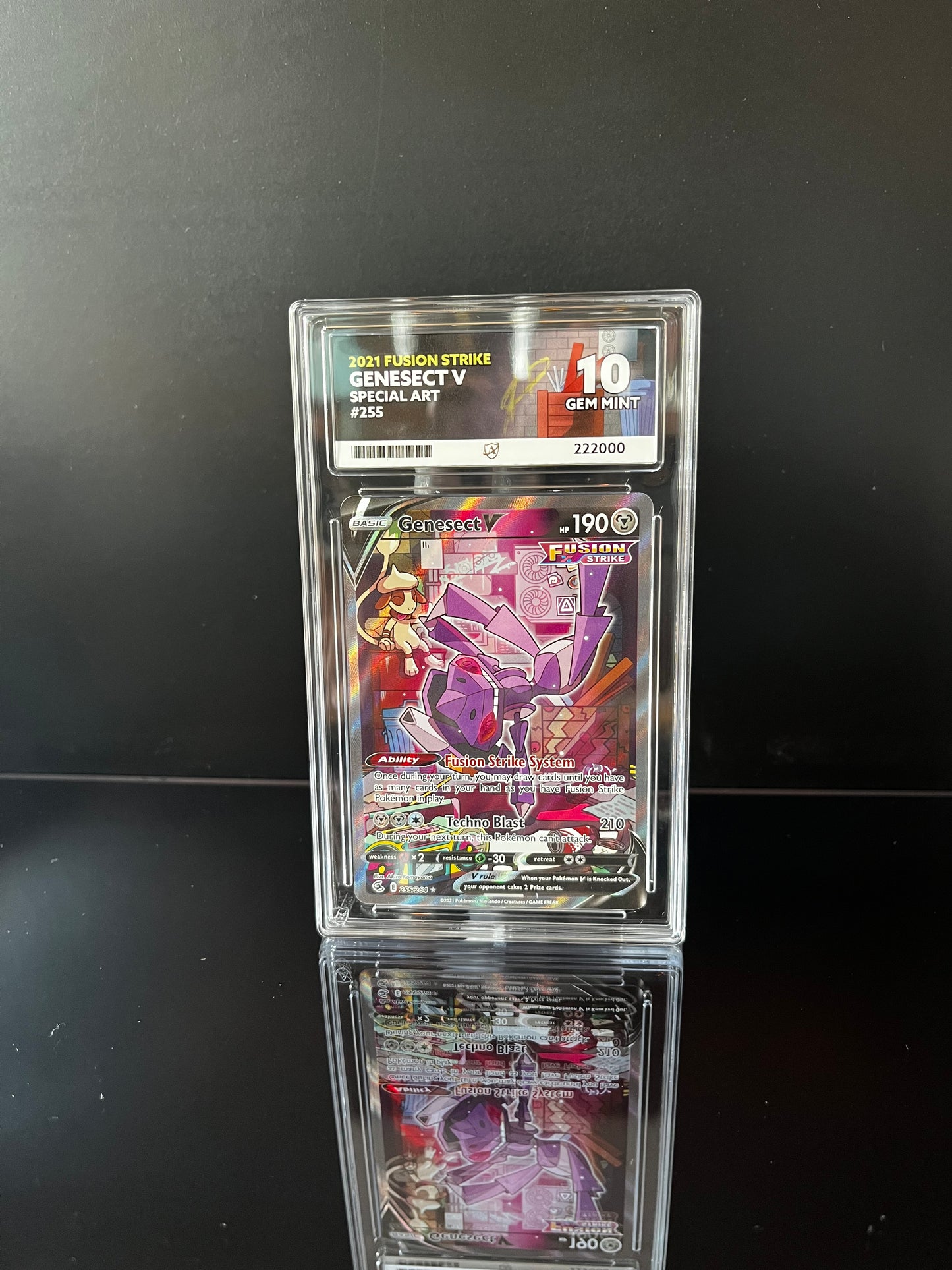 Genesect V #255 Pokemon Fusion Strike ACE GEM MINT 10