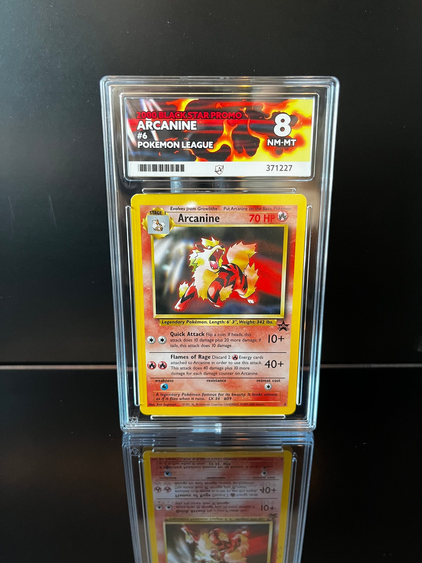 Arcanine #6 ACE 8 Pokemon Promo