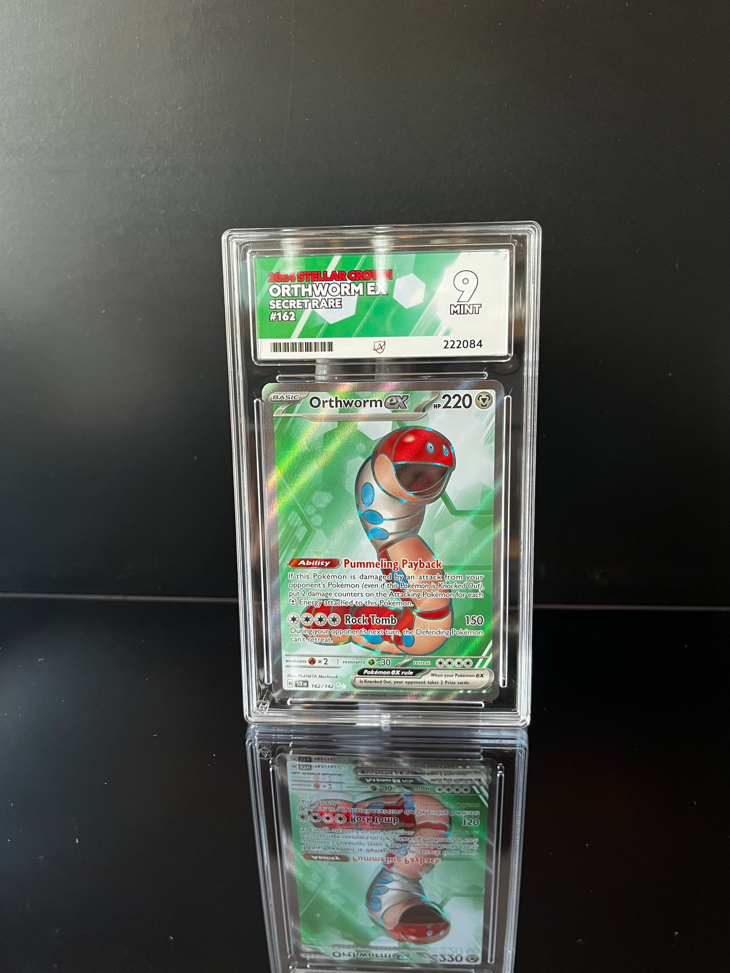 Orthworm ex #162 Pokemon Stellar Crown ACE MINT 9