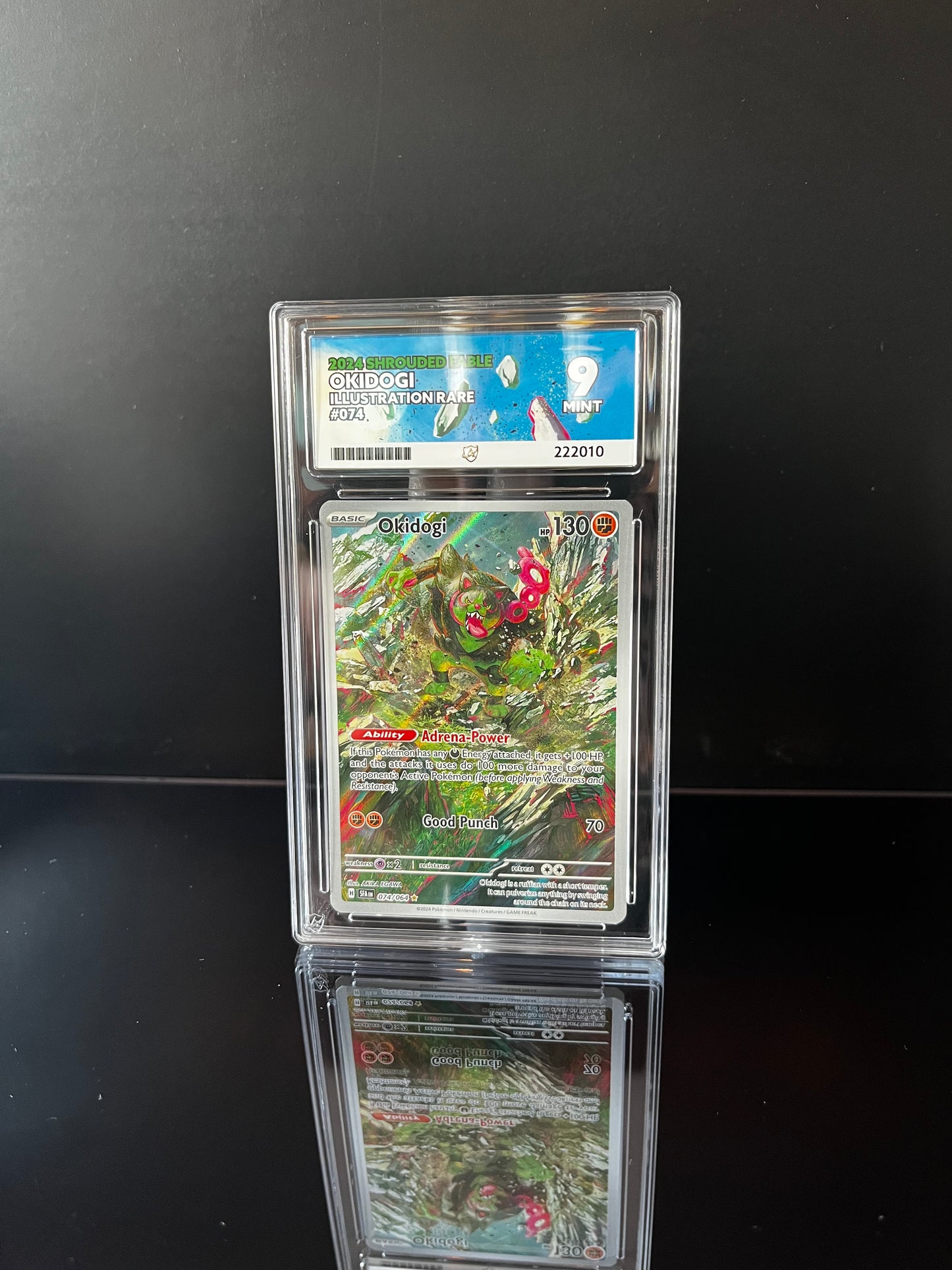 Okidogi #74 Pokemon Shrouded Fable ACE MINT 9