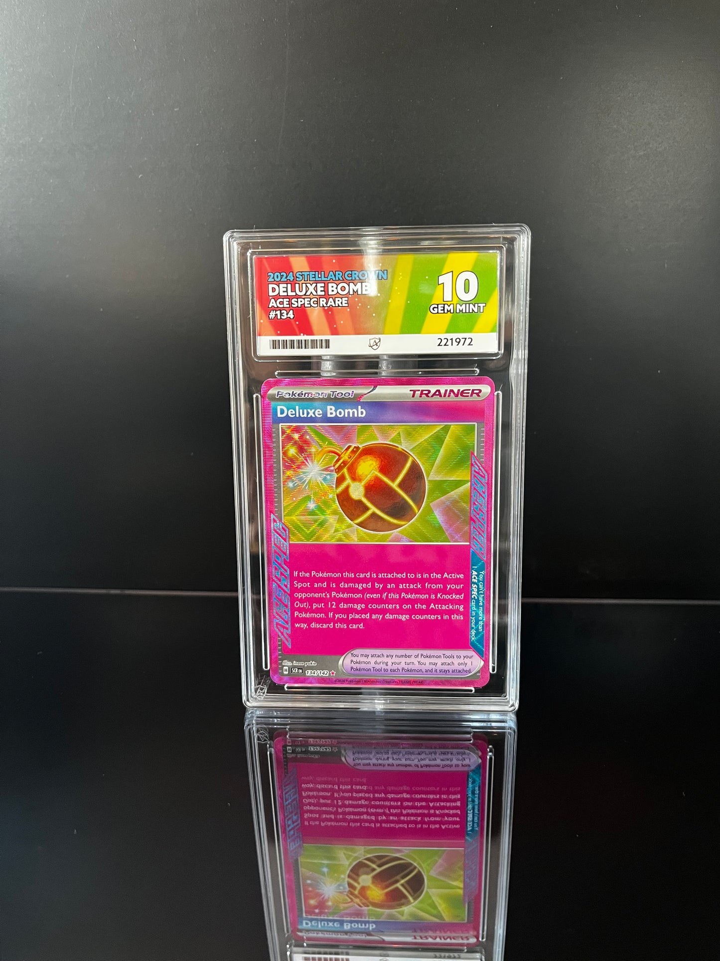Deluxe Bomb #134 Pokemon Stellar Crown ACE GEM MINT 10