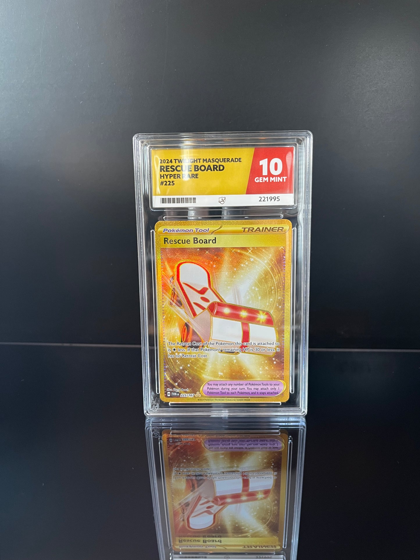 Rescue Board #225 Pokemon Twilight Masquerade ACE GEM MINT 10