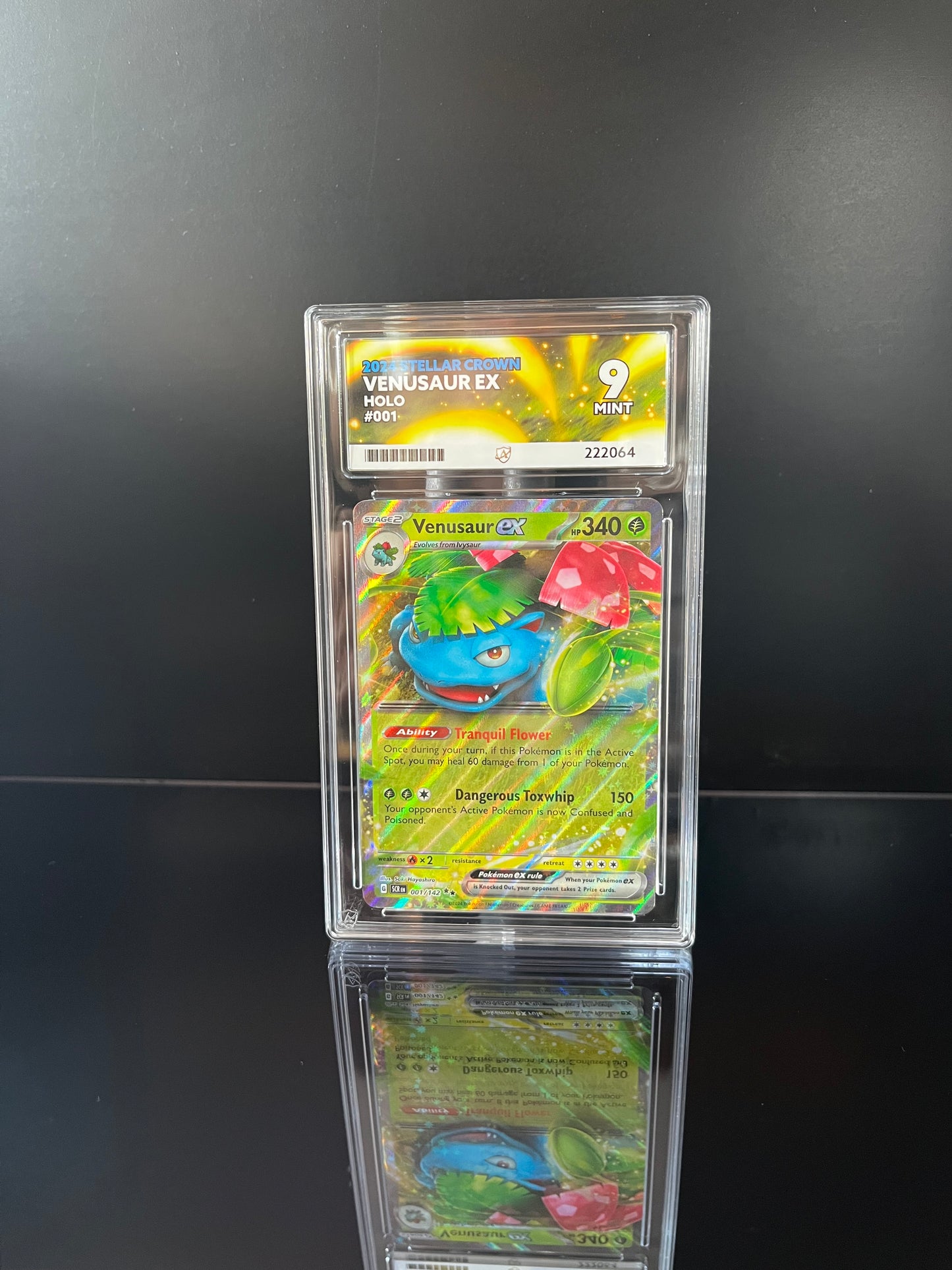 Venusaur ex #1 Pokemon Stellar Crown ACE MINT 9