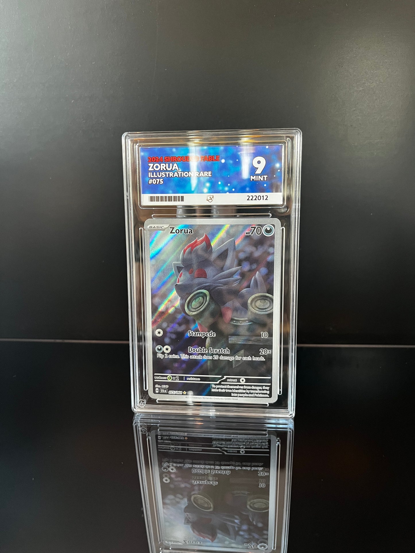 Zorua #75 Pokemon Shrouded Fable ACE MINT 9