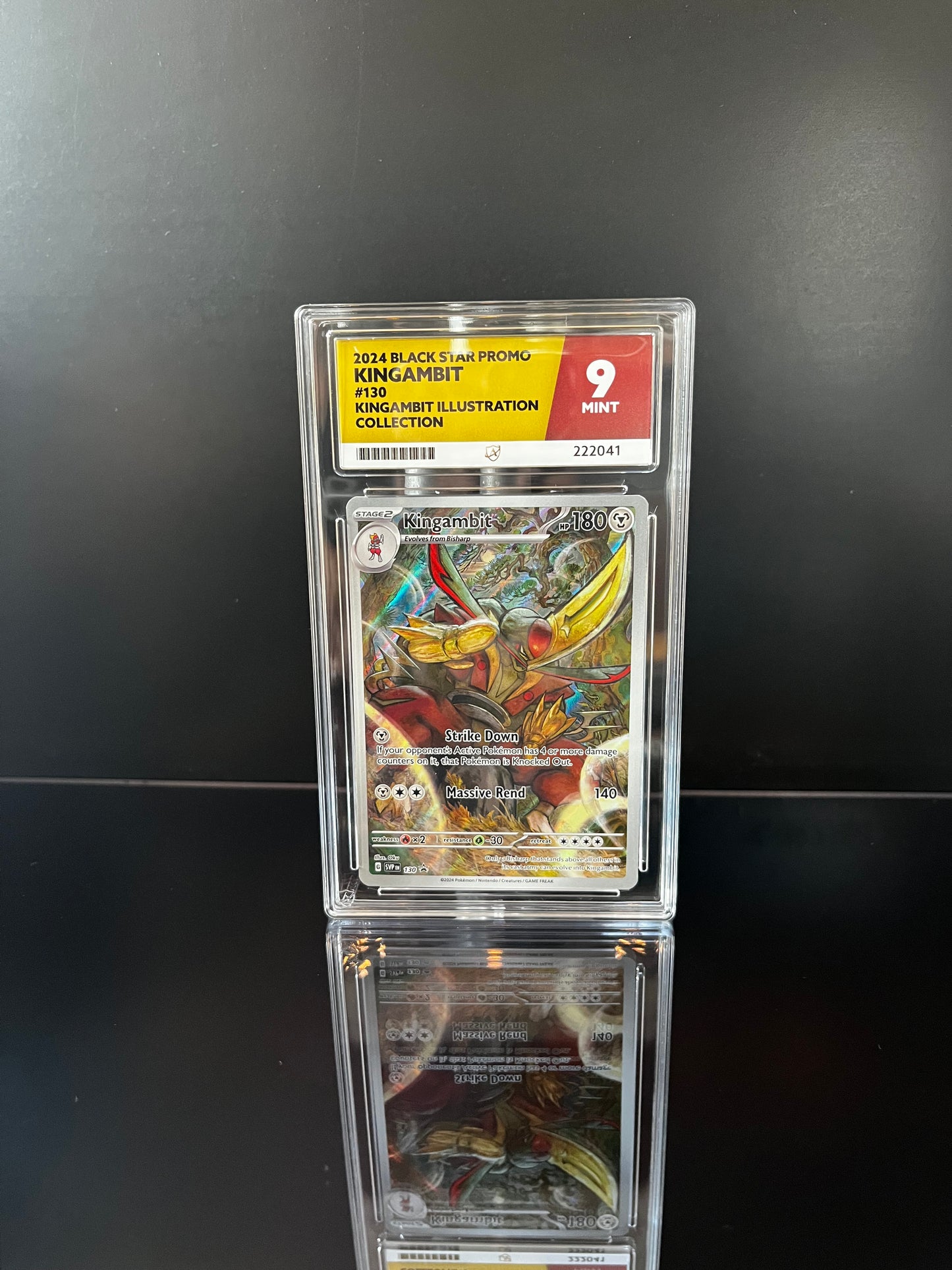 Kingambit #130 Pokemon Promo ACE MINT 9