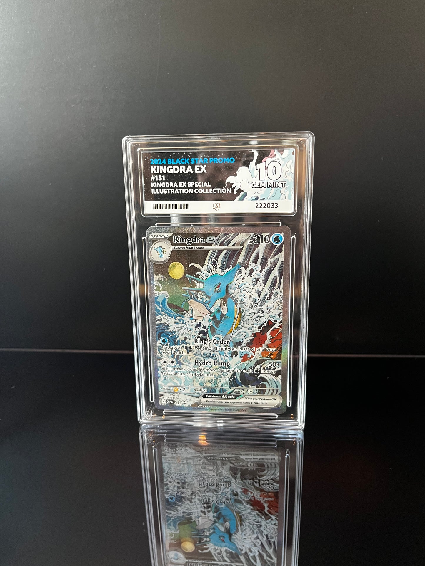 Kingdra Ex #131 Pokemon Promo ACE GEM MINT 10
