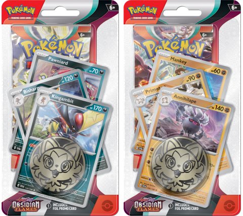 Pokémon - Scarlet & Violet Obsidian Flames Premium Checklane Blister (set van 2)