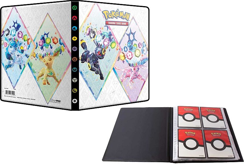 Map - Pokémon - SV08.5 - Scarlet & Violet: Prismatic Evolutions - Album - 4-Pocket (Houdt 80 kaarten + 4 oversized kaarten) UltraPro