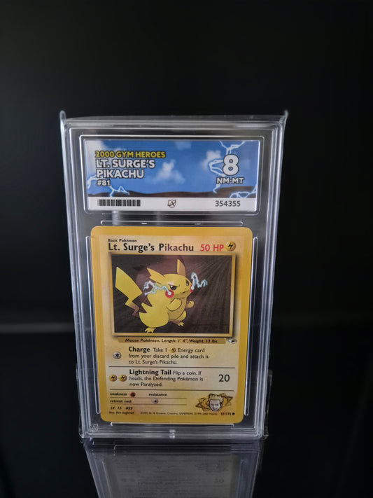 Lt. Surge's Pikachu (GH 81) Pokémon Gym Heroes ACE 8