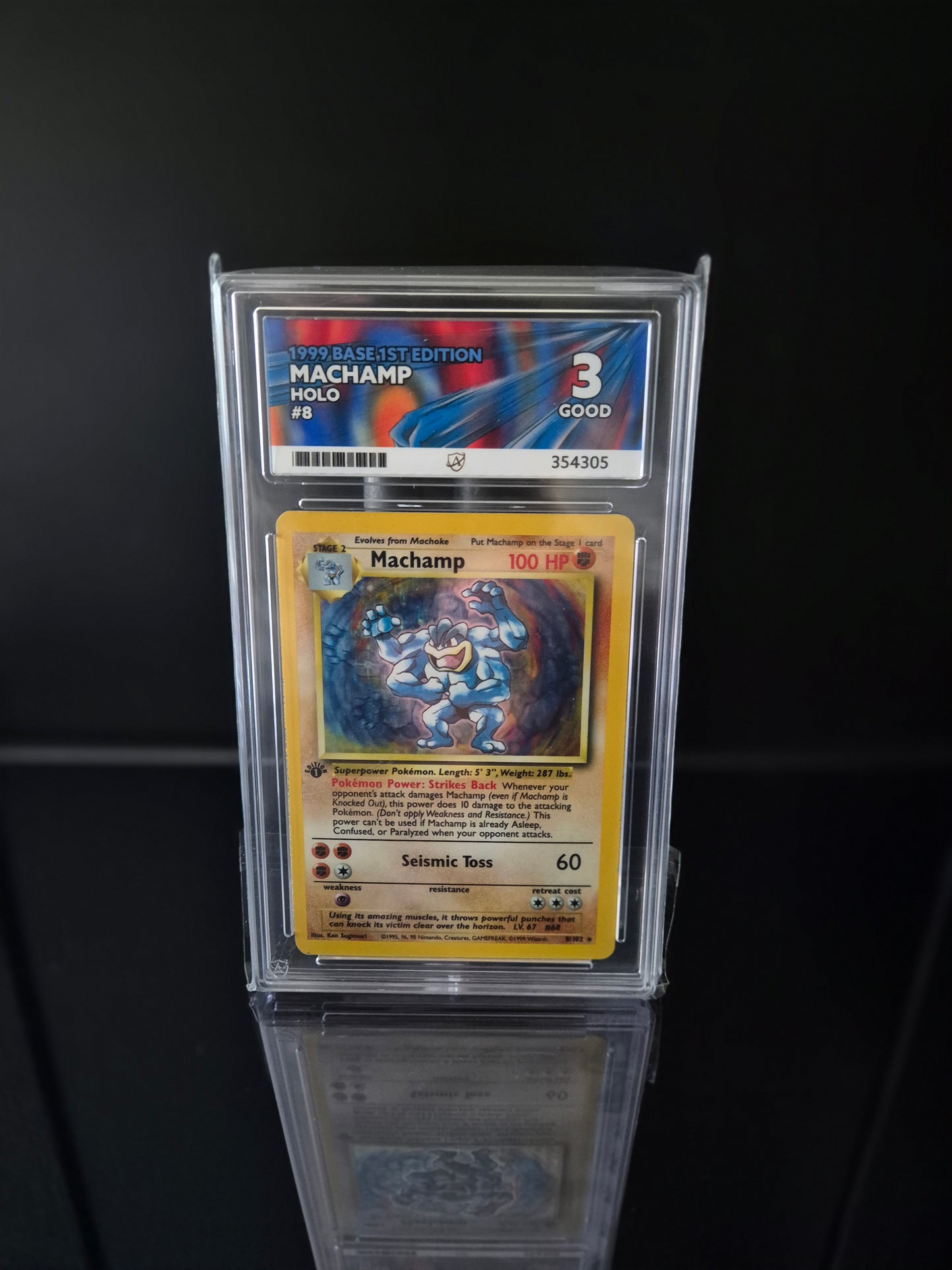 Machamp [1st Edition] #8 ACE 3 Pokemon Base Set