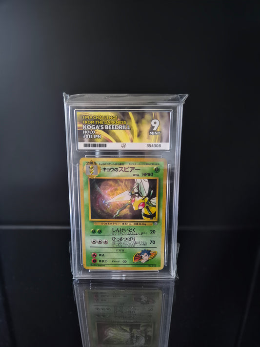 Koga's Beedrill #15 ACE 9 Pokemon Japanese Challenge from the Darkness