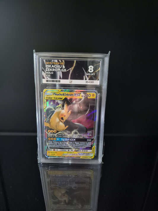 Pikachu & Zekrom GX #33 ACE 8 Pokemon Team Up