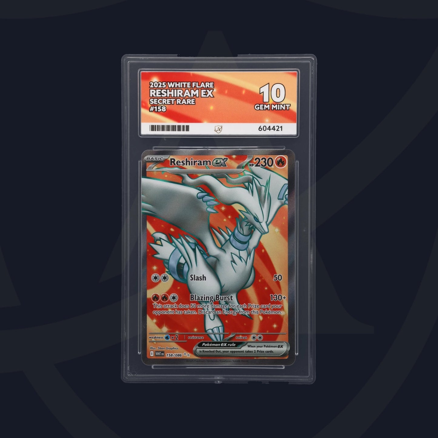 Reshiram ex - ACE 10   (Front)