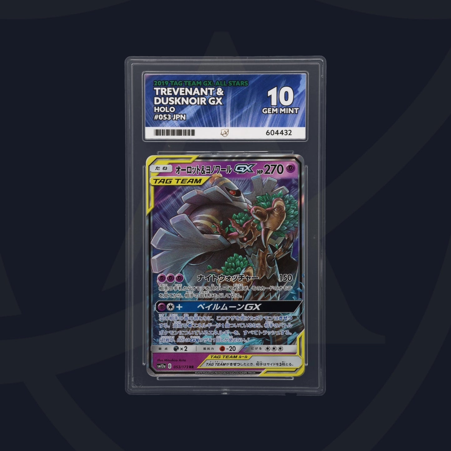 Trevenant & Dusknoir GX - ACE 10   (Front)