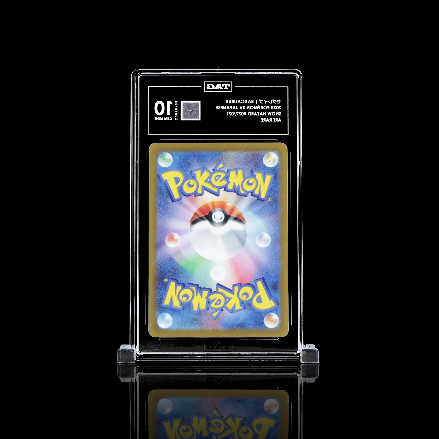Baxcalibur #77 TAG GEM MINT 10 Pokemon Schnee Japanische Gefahr