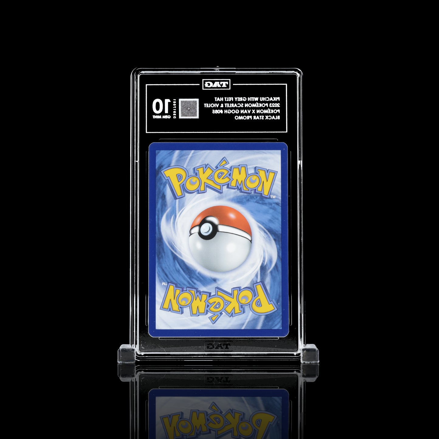 Pikachu mit grauem Filzhut #85 Pokémon Promo TAG Gem Mint 10