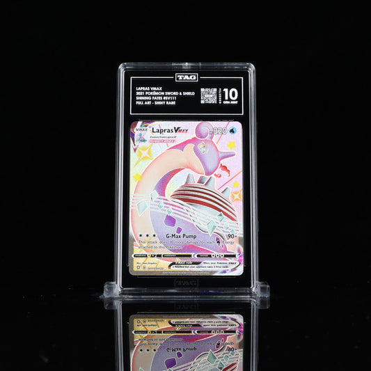 Pokemon Shining Fates Lapras VMAX #SV111 TAG Gem Mint 10