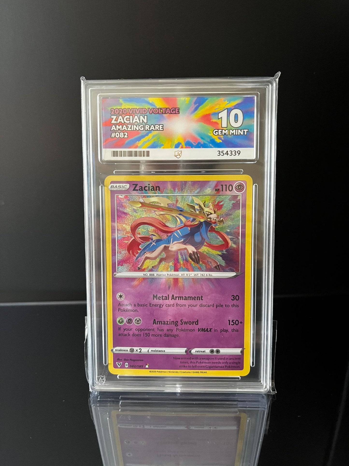 Zacian #82 ACE 10 Pokemon Lebendige Spannung